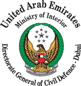 Dubai Civil Defence Force Logo - Fire Buyer