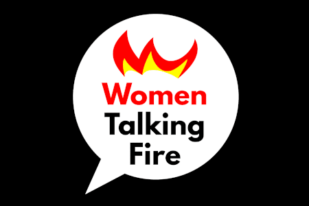 Women Talking Fire logo