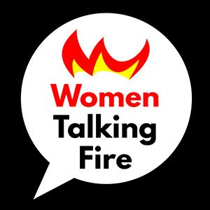 Women talking Fire Logo - Fire Buyer
