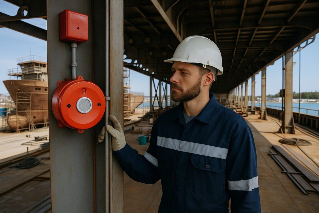 Picture of ship building fire detection - Fire Buyer