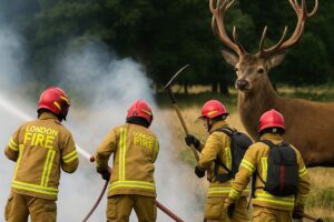 Picture of London Fire Brigade wildfire training - Fire Buyer