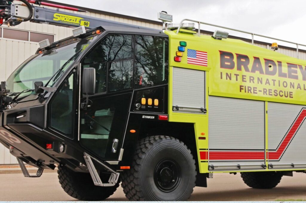 Picture of Oshkosh Striker ARFF Vehicles - Photo by Oshkosh Airport Products - Fire Buyer