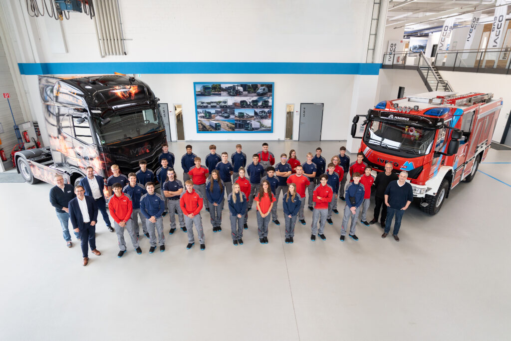 Picture of Magirus trainees - Photo by Magirus - Fire Buyer