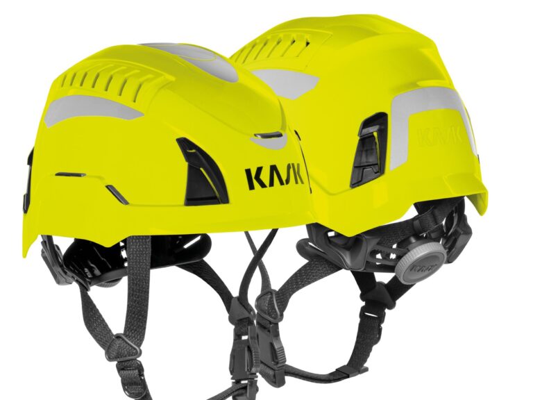 Picture of 2 Quantum Series helmets- photo by KASK-Fire Buyer.com