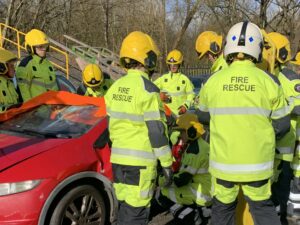 Firefighters in the North West of England wearing Ballyclare PPE - Firebuyer.com