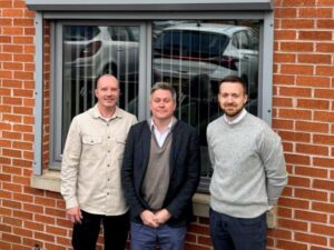 From right: Darren Baird; Managing Director - Total Fire Group, Mark Bridges; CEO - Ranger FS, Ian Teader; CSO - Ranger FS - Firebuyer.com